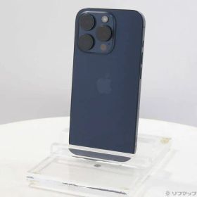 〔中古品〕 iPhone15 Pro 128GB ブルーチタニウム MTUA3J／A SIMフリー【305】