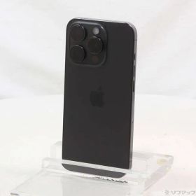 〔中古品〕 iPhone15 Pro 128GB ブラックチタニウム MTU73J／A SIMフリー【377】
