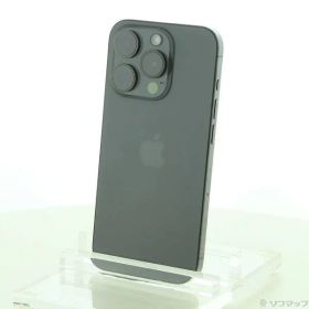 〔中古品〕 iPhone15 Pro 128GB ブラックチタニウム MTU73J／A SIMフリー【262】