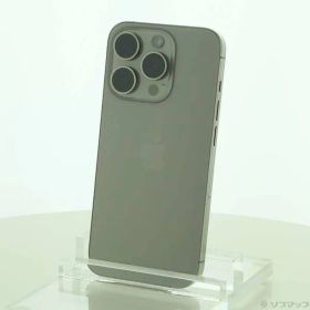 〔中古品〕 iPhone15 Pro 128GB ナチュラルチタニウム MTU93J／A SIMフリー【348】