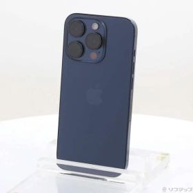 〔中古品〕 iPhone15 Pro 128GB ブルーチタニウム MTUA3J／A SIMフリー【349】