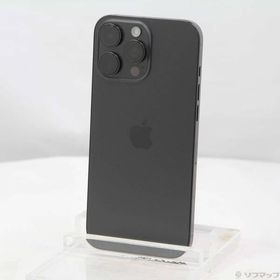 〔中古〕Apple(アップル) iPhone16 Pro Max 1TB ブラックチタニウム MYWQ3J／A SIMフリー〔262-ud〕