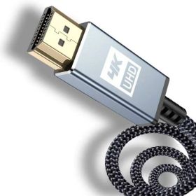 4K HDMI ケーブル 9.5m【ハイスピード アップグレード版】 HDMI 2.0規格HDMI Cable 4K 60Hz 対応 3840p/2160p UHD 3D HDR 18Gbps 高速イーサネット ARC hdmi ケーブル - 対応 パソコンの画面をテレビに映す Apple TV,PS5/PS4/PS3, PCモニター など適用 (グレー)