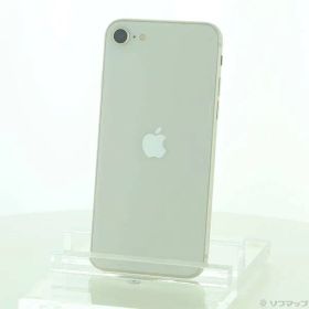 〔中古品〕 iPhone SE 第3世代 64GB スターライト MMYD3J／A SIMフリー 〔ネットワーク利用制限▲〕【262】