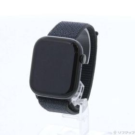 〔中古〕Apple(アップル) 〔展示品〕 Apple Watch Series 10 GPS 46mm ジェットブラックアルミニウムケース インクスポーツループ〔297-ud〕