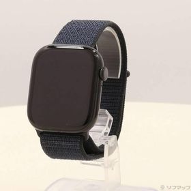 〔中古〕Apple(アップル) 〔展示品〕 Apple Watch Series 10 GPS 46mm ジェットブラックアルミニウムケース インクスポーツループ〔305-ud〕