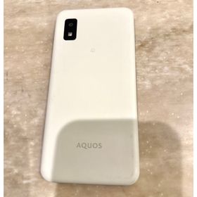 シャープ(SHARP)のSHARP AQUOS wish3 A302SH SB ホワイト アクオス(スマートフォン本体)
