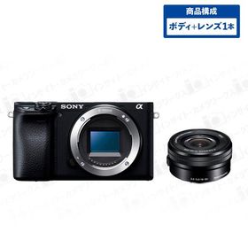 ソニー α6400 ILCE-6400 ボディ ブラック + 標準ズームレンズセット E PZ 16-50mm F3.5-5.6 OSS SELP1650 ブラック SONY