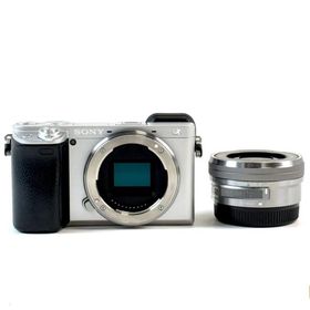 ソニー SONY α6400 パワーズームレンズキット ILCE-6400L シルバー デジタル ミラーレス 一眼カメラ 中古