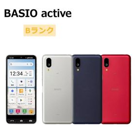 中古 BASIO active SHG09 au版SIMフリー 本体 Bランク 最大1年間保証 SIMロック解除済
