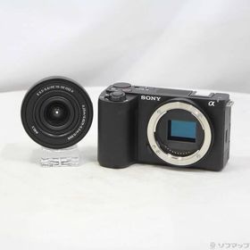 〔中古〕SONY(ソニー) VLOGCAM ZV-E10 II パワーズームレンズキット ブラック ZV-E10M2K B〔276-ud〕