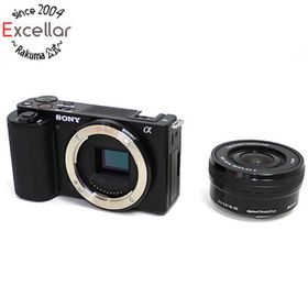 ソニー(SONY)のSONY製 デジタル一眼 VLOGCAM パワーズームレンズキット ZV-E10L ブラック 元箱あり(デジタル一眼)