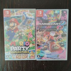 ニンテンドウ(任天堂)のマリオパーティ スーパースターズ＆マリオカート8デラックス(家庭用ゲームソフト)