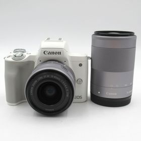 1円〜 Canon キヤノン EOS kiss M2 ミラーレスカメラ ダブルレンズキット 箱付 動作確認済 4348033