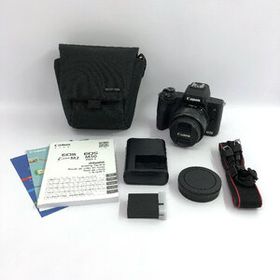 Canon EOSKISSM2BK-1545ISSTML【ミラーレス一眼カメラ EOS Kiss M2 EF-M15-45 IS STM レンズキット】併売《家電・山城店》A3258