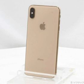 〔中古品〕 iPhoneXS Max 64GB ゴールド MT6T2J／A SIMフリー【258】