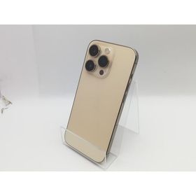 【中古】Apple 国内版 【SIMフリー】 iPhone 14 Pro 128GB ゴールド MQ073J/A【博多】保証期間１ヶ月【ランクC】