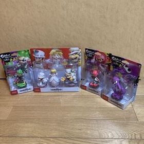 【未開封】amiibo アミーボ スプラトゥーン イカ ガール ボーイ マリオ/ピーチ/クッパ(ウェディングスタイル) アオリ/ホタル まとめて