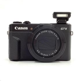 キヤノン(Canon)の【全額返金保証】【最速発送】Canon コンパクトデジタルカメラ PowerShot G7 X Mark II 美品 動作確認済(コンパクトデジタルカメラ)