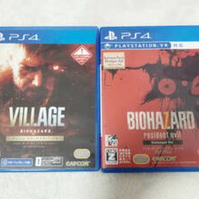 [PS4] BIOHAZARD 7 Resident Evil + BIOHAZARD 8 Village - バイオハザード レジデント イービル + ヴィレッジ ゲームソフト2本セット