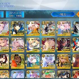 引退アカウント 星5×105体 | FGOのアカウントデータ、RMTの販売・買取一覧