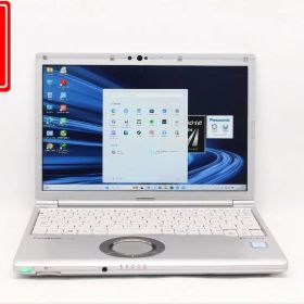 送料無料 あす楽対応 即日発送 中古 フルHD 12.1インチ Panasonic Let's note CF-SV7RFCVS Windows11 高性能 八世代Core i5-8350U 8GB 爆速256GB-SSD カメラ LTE 無線 リカバリ Office付 Win11【ノートパソコン 中古パソコン 中古PC】（Windows10も対応可能 Win10）