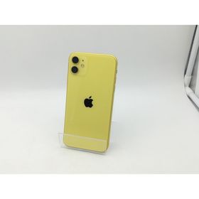 【中古】Apple docomo 【SIMロック解除済み】 iPhone 11 64GB イエロー MWLW2J/A【神戸】保証期間１ヶ月【ランクC】