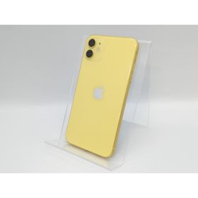 【中古】Apple docomo 【SIMロック解除済み】 iPhone 11 64GB イエロー MHDE3J/A（後期型番）【京都】保証期間１ヶ月【ランクB】