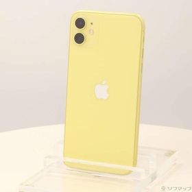 〔中古〕Apple(アップル) iPhone11 64GB イエロー MWLW2J／A SIMフリー〔258-ud〕