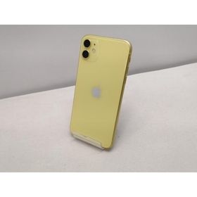 【中古】Apple 国内版 【SIMフリー】 iPhone 11 64GB イエロー MWLW2J/A【仙台駅東口】保証期間１ヶ月【ランクA】