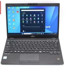 中古 フルHD 13.3型 Fujitsu LIFEBOOK U939B Windows11 八世代 i5-8365U 8GB 256GB-SSD カメラ 無線 Office付 中古パソコン 管:1554s