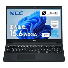 【中古】NEC ノートパソコン LAVIE Direct N15(S) Office搭載 15.6型 Celeron 6305 8GB 1TB HDD Windows 11 Home 国内生産 カームブラック Microsoft Off