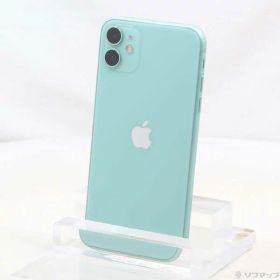 【中古】Apple(アップル) iPhone11 128GB グリーン MWM62J／A SoftBank 【198-ud】