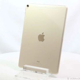 【中古】Apple(アップル) iPad Pro 10.5インチ 64GB ゴールド MQF12J／A auロック解除SIMフリー 【258-ud】