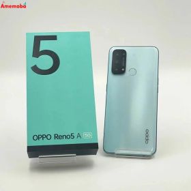 【中古】OPPO Reno5 A 128GB アイスブルー A101OP Y!mobile版SIMフリー
