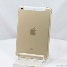 【中古】Apple(アップル) iPad mini 3 16GB ゴールド MGYR2J／A docomo 【352-ud】