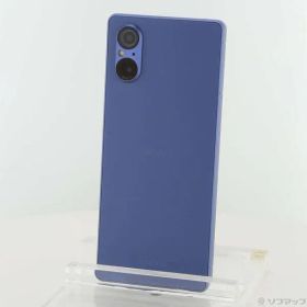 〔中古品〕 Xperia 5 V 256GB ブルー XQ-DE44 SIMフリー【258】