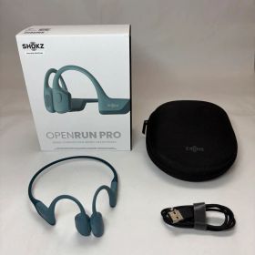 【Shokz】 OPENRUN PRO (骨伝導イヤホン) ブルー