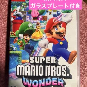 スーパーマリオブラザーズ ワンダー ゲームソフト＆オリジナル強化ガラスプレート