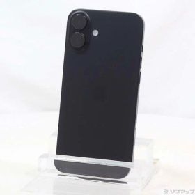 【中古】Apple(アップル) iPhone16 Plus 128GB ブラック 3N343J／A SIMフリー 【196-ud】