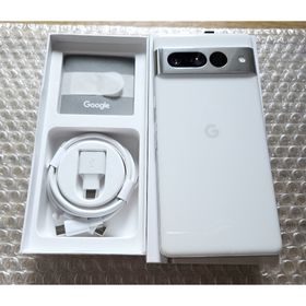 グーグル(Google)の美品 Google Pixel7 Pro 128GB スノー 公式SIMフリー(スマートフォン本体)