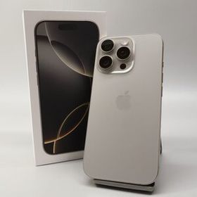 Apple iPhone16 Pro 256GB ナチュラルチタニウム A3292 3N746J/A バッテリ100% ■SIMフリー★Joshin1382【1円開始・送料無料】