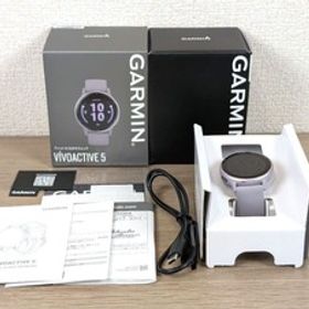 【美品】GARMIN VIVOACTIVE5 オーキッド GPS Suica対応