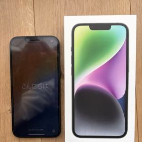 Apple iPhone 14 ブラック 128GB 本体 箱、充電ケーブル付き