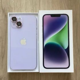 【値下げ中‼️】iPhone14 本体 パープル 128GB カバー付