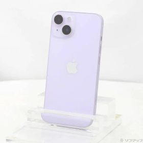 〔中古品〕 iPhone14 128GB パープル MPUY3J／A SIMフリー【305】