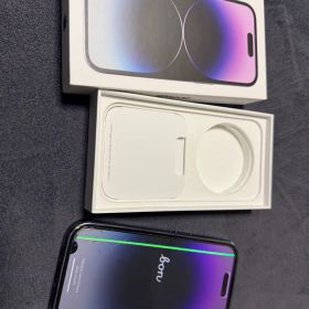 Apple iPhone 14 Pro ディープパープル 液晶難あり