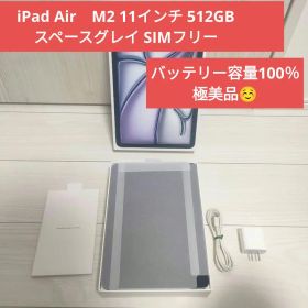 iPad Air M2 11インチ 512GB スペースグレイ SIMフリー