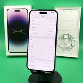 ★美品 iPhone 14 Pro Max 256GB SIMフリー 格安SIM可 Apple SIMフリー MQ9E3 J/A ディープパープル 中古 新古品 BP6409