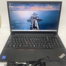 【1円スタート】 送料無料 ★ 第11世代 Core i7 Lenovo ThinkPad E15 Gen2/ 256GB / 16GB / 15.6型 / Win11 / Office365 訳アリ E2511N001
